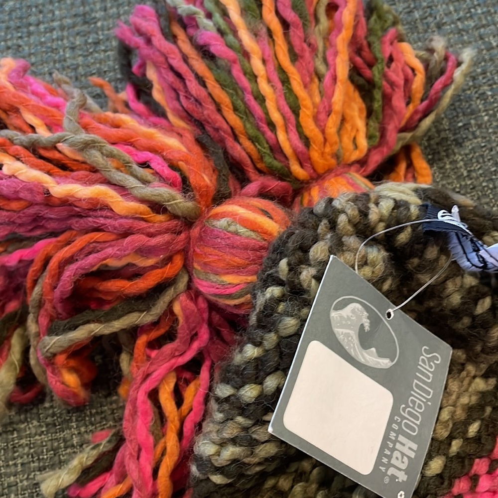 San Diego Hat Company long multicolor scarf - Picture 5 of 6